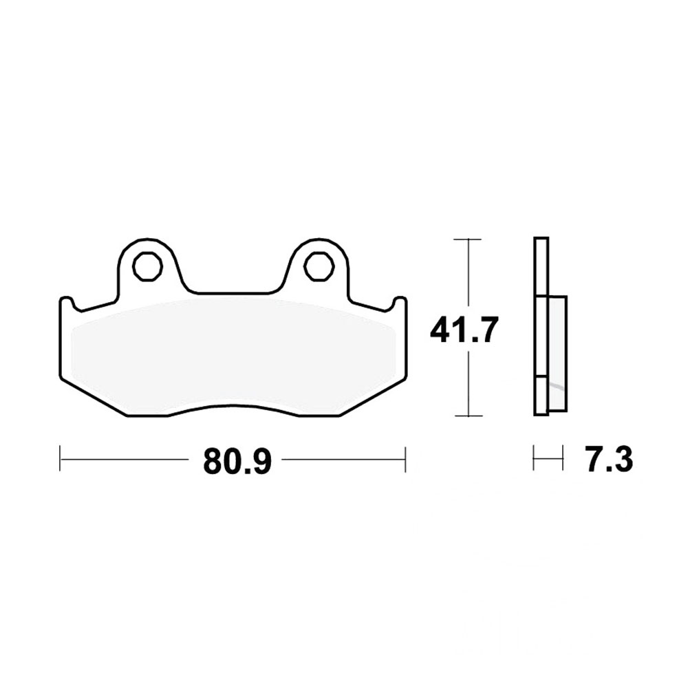 Disk pločice TRW MCB534 ( ORGANIC )
