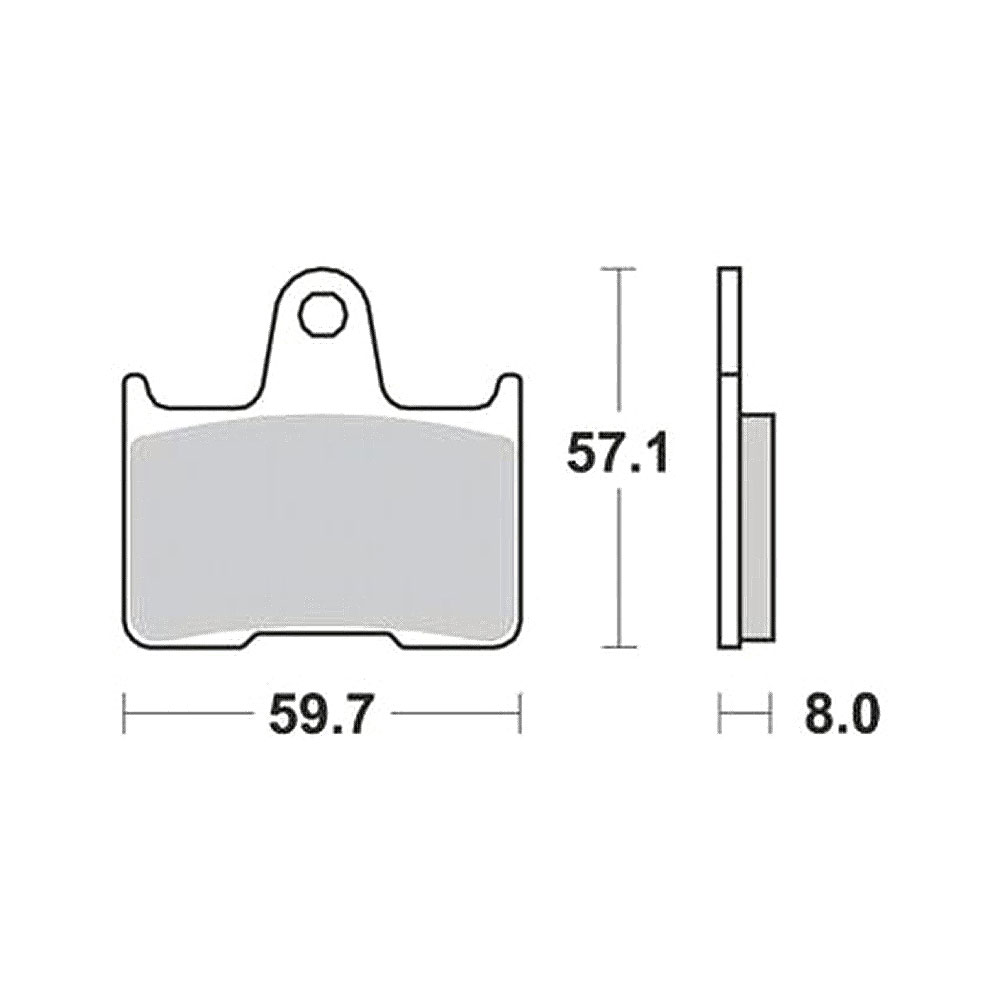 Disk pločice TRW MCB691SH ( SINTER )