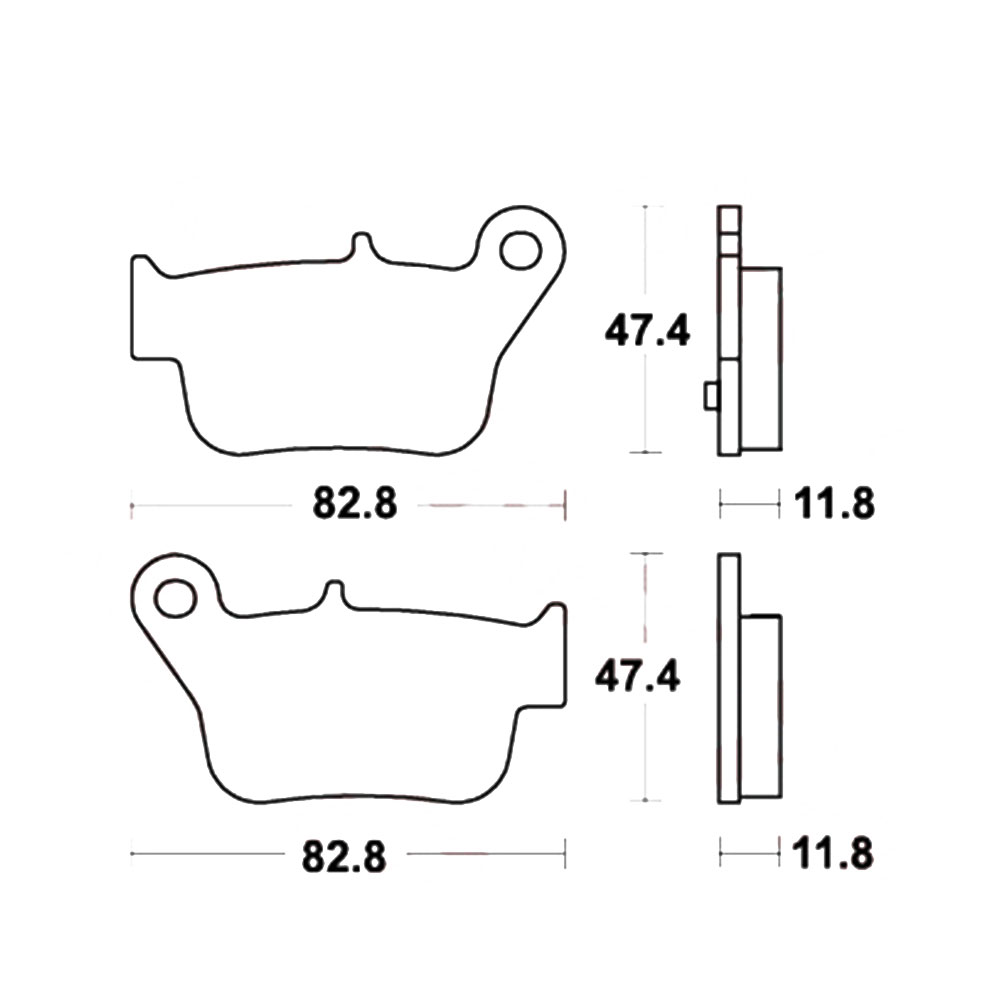 Disk pločice TRW MCB873SRM ( MAXI - SCOOTER SINTER )